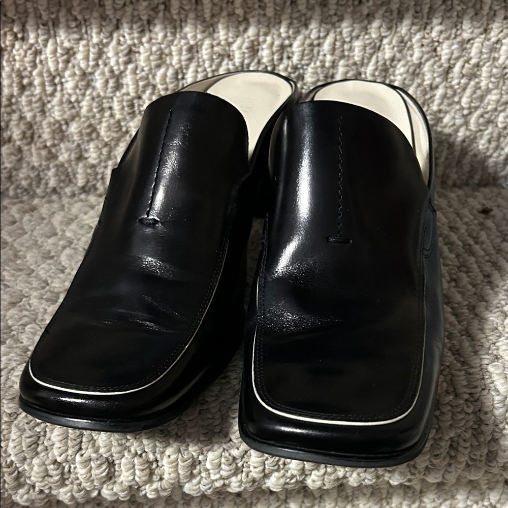 Black franco sarto Slip-On Shoes
